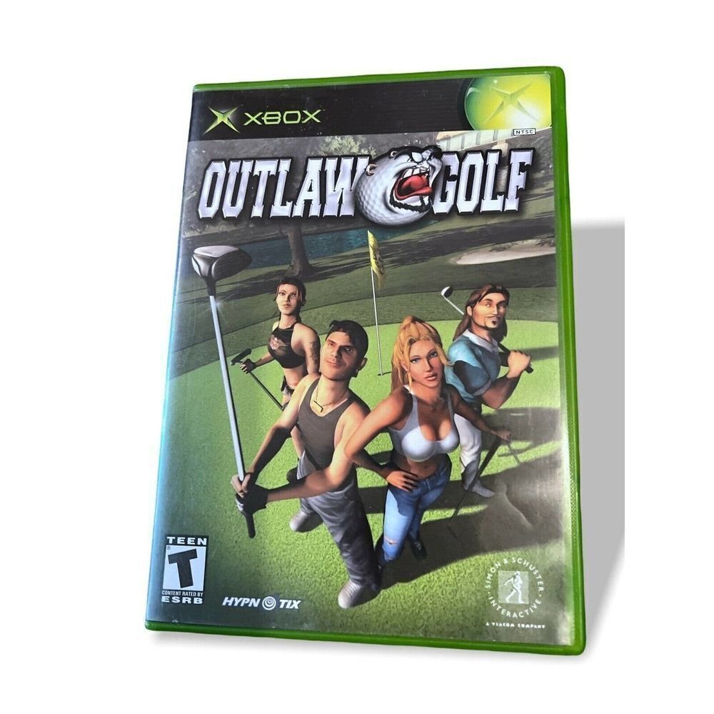 Outlaw Golf (Microsoft Xbox, 2002) W/ manual